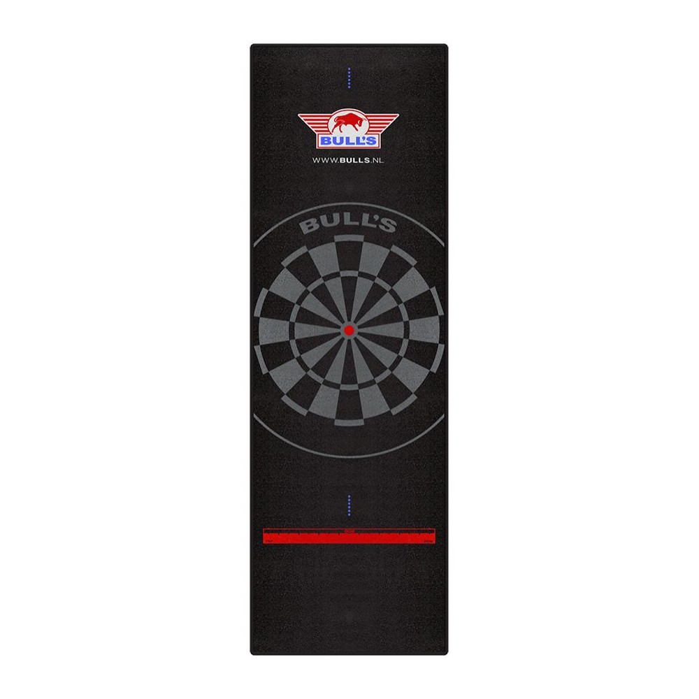 Darts & Dartboards | Dart Mats & Throw Lines | Bulls Carpet Dart Mat Black  300 x 95cm 2020 Design