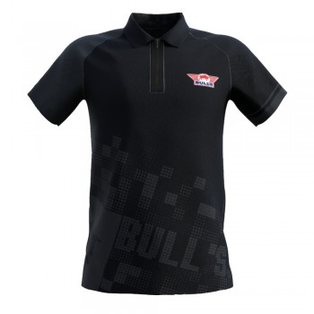 Plain Black Dart Polo Size: XL