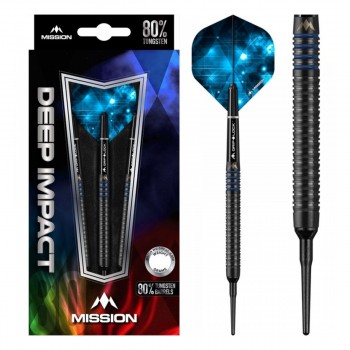 Deep Impact 80% Black Blue M4 19g Softtip