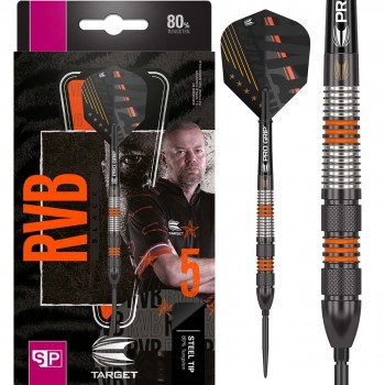 Raymond van Barneveld RVB Black 80% 21g Swiss Steeltip