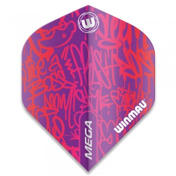 Mega Standard Dart Flights Purple 6900-242