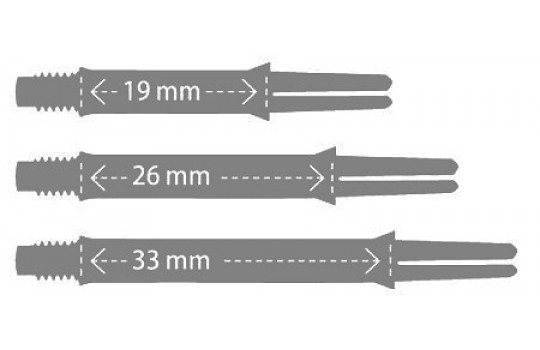 L shaft Locked Clear 33mm