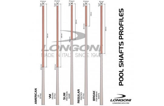 Shaft Longoni S2 VP2 American 30inch