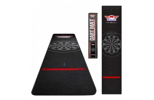 Bulls Carpet Dart Mat Black-B 300 x 65cm 2020 Design
