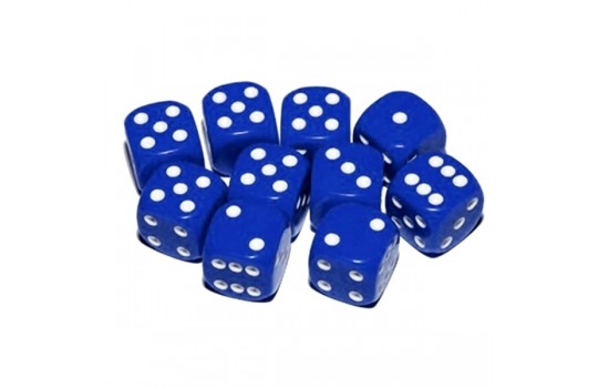 Dices 10mm Blue
