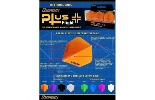 Plus Flight Crystal Clear Std.6 Pink