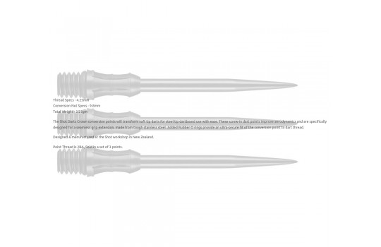 Shot Crown Conversion Points Black