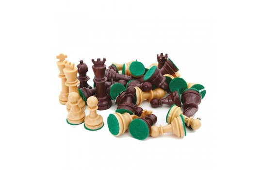 Plastic Chessmen Set 72mm