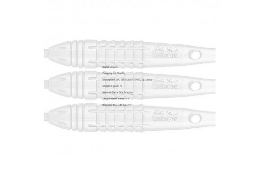 W.C. John Lowe P3 90% 23g Steeltip