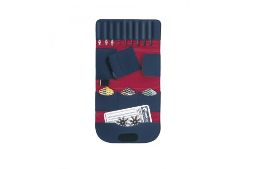 MAESTRO WALLET - BLUE/RED INTERIOR 