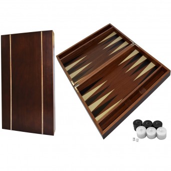 Backgammon set Black Deluxe 