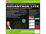 Advantage Lite SURROUND Dartboard - Blue 