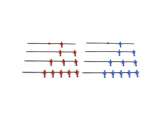 Telescopic Rods Set 16mm Blue/Red Classic Foot