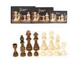 Wooden Chessmen Set 89mm