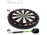 Dpuls MSC Blade Wire Bristle Dartboard & 2 Darts Set Marcel Scorpion - VIDEO